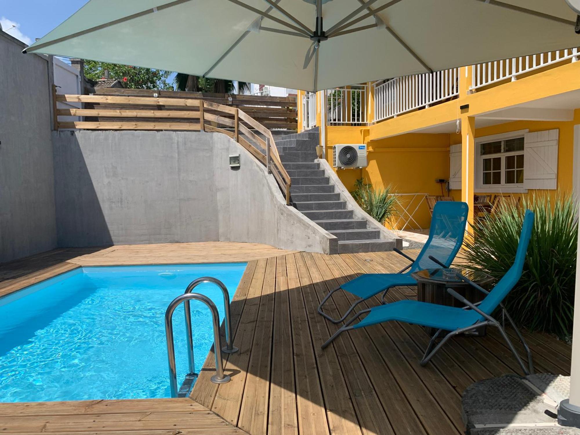Bas De Villa De 3 Chambres Et Spa Vieux-Habitants Eksteriør bilde